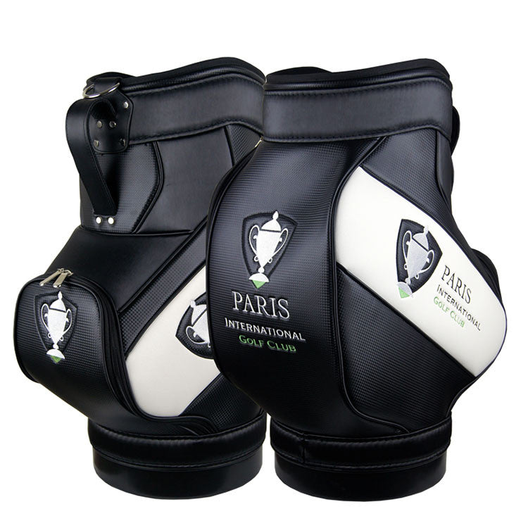 Custom Den Caddy Golf Bag Paris International Golf Club Trophy Logo