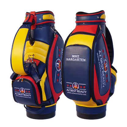 Custom Embroidered Golf Tour Bag - sponsors logos