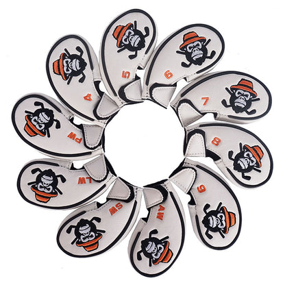 Custom Golf Iron Covers with personalized colors and logo design