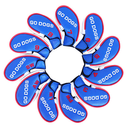 Custom Golf Iron Covers Customized go dogs sports team logo