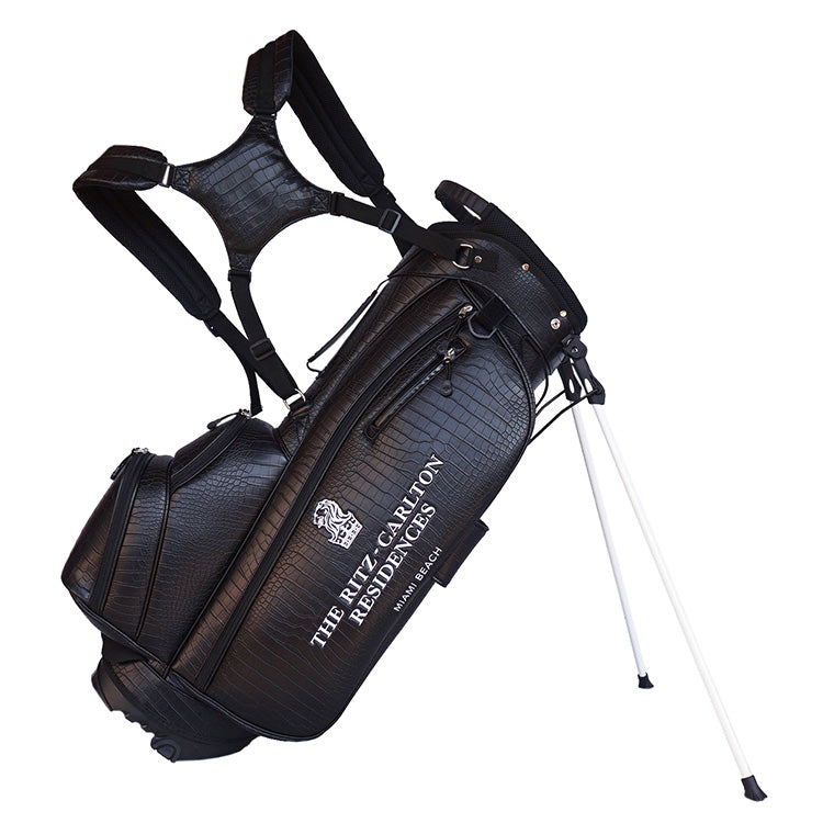 Custom Golf Stand Bag - inhouse embroidery service
