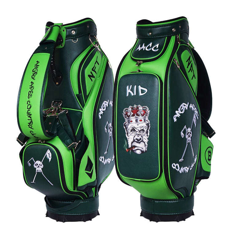 Custom Golf Tour Bag TB03 in various shades of green colors