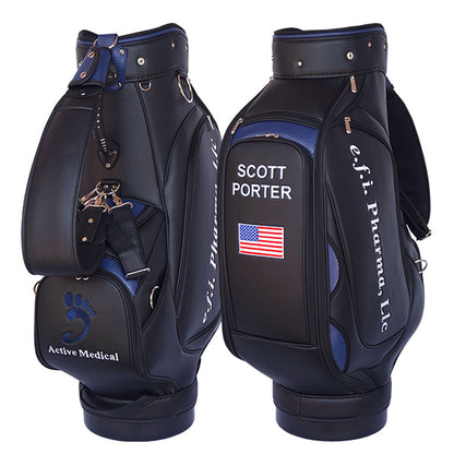 Custom Golf Bag Personalized with name embroidery and US flag