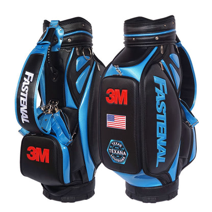 Custom microfiber leather tour golf bag with personalized logo