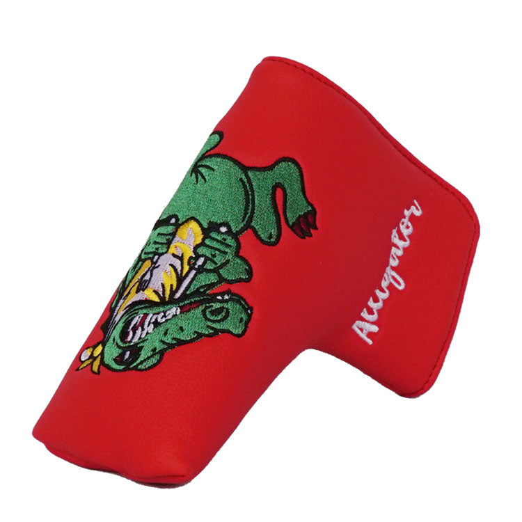 Custom Golf putter cover red grateful dead alligator 