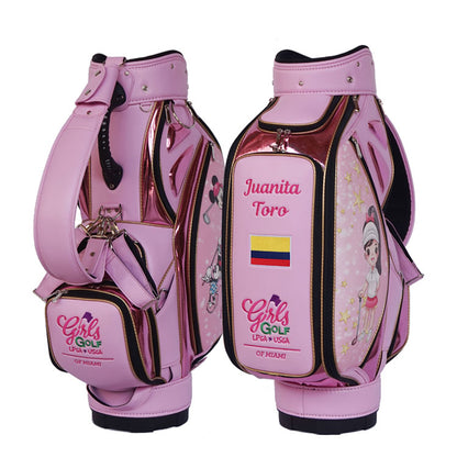 Custom Junior Golf Bags - Girls Golf Miami branded logo kids golf staff bag