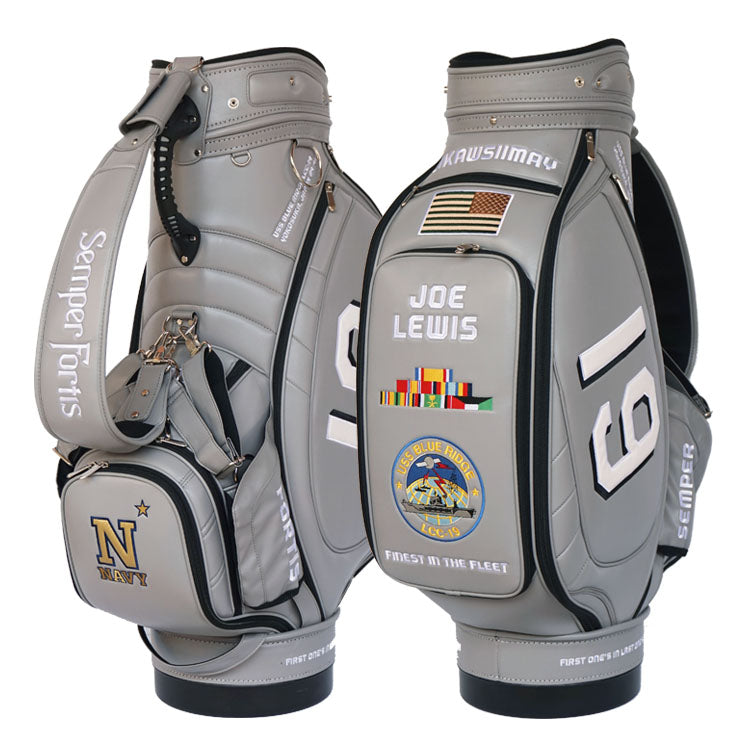 Custom Tour Bag USA customized US navy fleet patriotic golf gift idea
