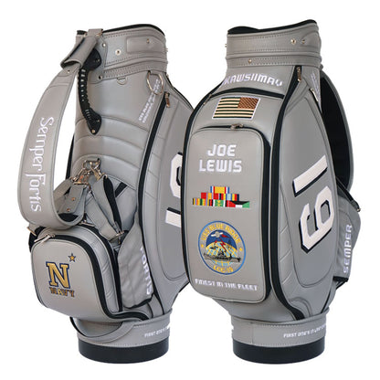 Custom Tour Bag USA customized US navy fleet patriotic golf gift idea