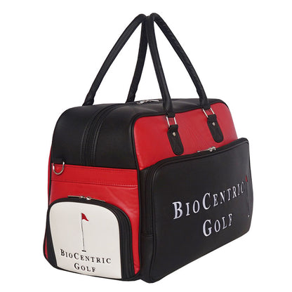Custom boston bag with golf club logo embroidery 