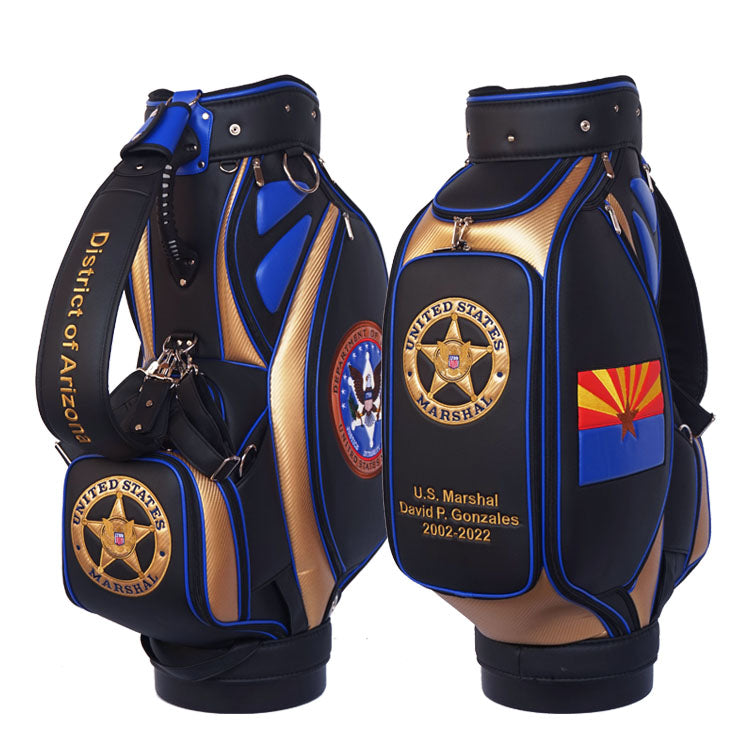 Custom golf bag US Army Military Department of Defence Navy Air Force Aviation Marshal