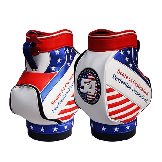 Custom den caddy golf bag personalized logo and colors