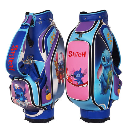 Customized golf bag with Lola & Stitch theme