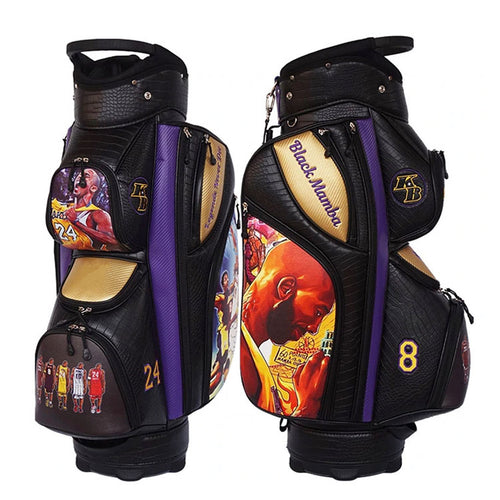 Kobe Bryant Mamba Mentality Lakers Custom Golf Bag Personalized Customized gift idea - My Custom Golf Bag Global