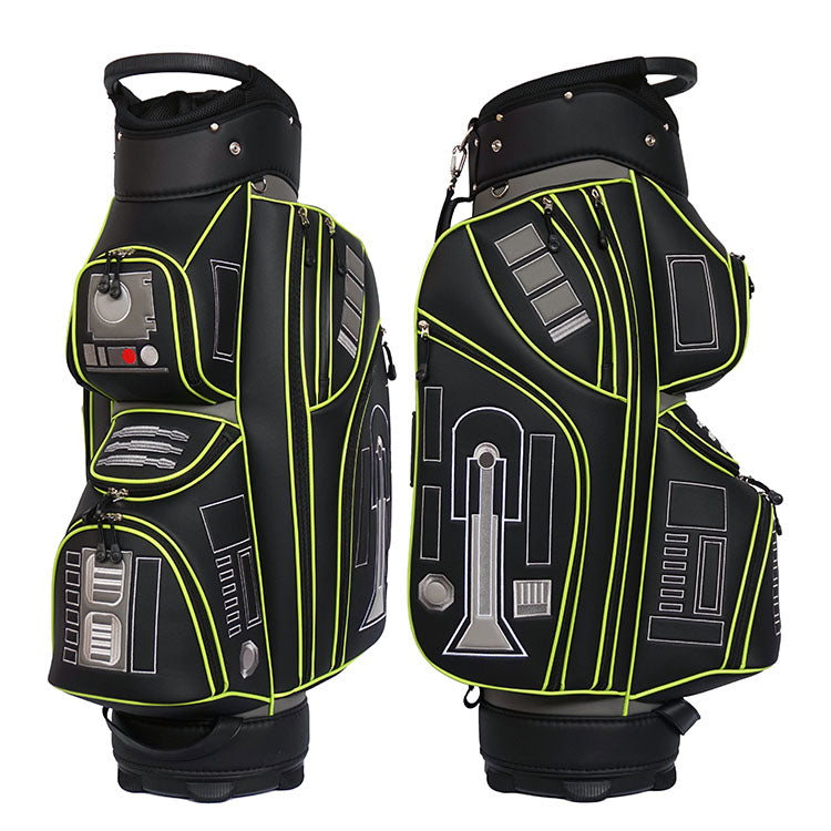 R2D2 Custom Golf Bag - Black