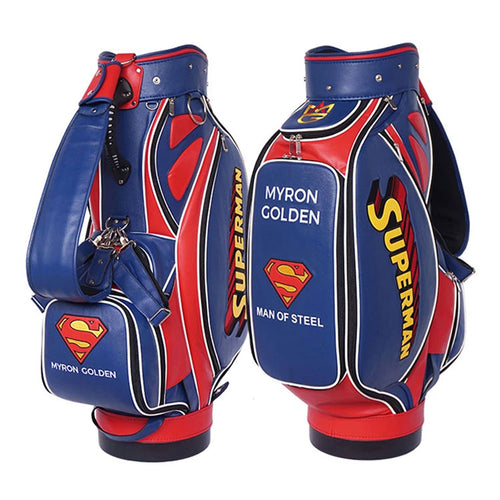Superman Custom Golf Bag Personalized junior golf gift idea 