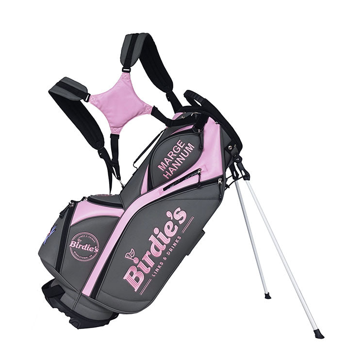 custom golf bag with corporate branding logos - 6 divider
