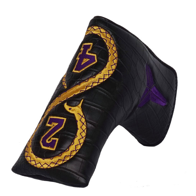 custom golf putter cover blade cover Kobe Bryant black mamba 24 design