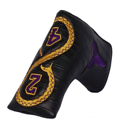 custom golf putter cover blade cover Kobe Bryant black mamba 24 design