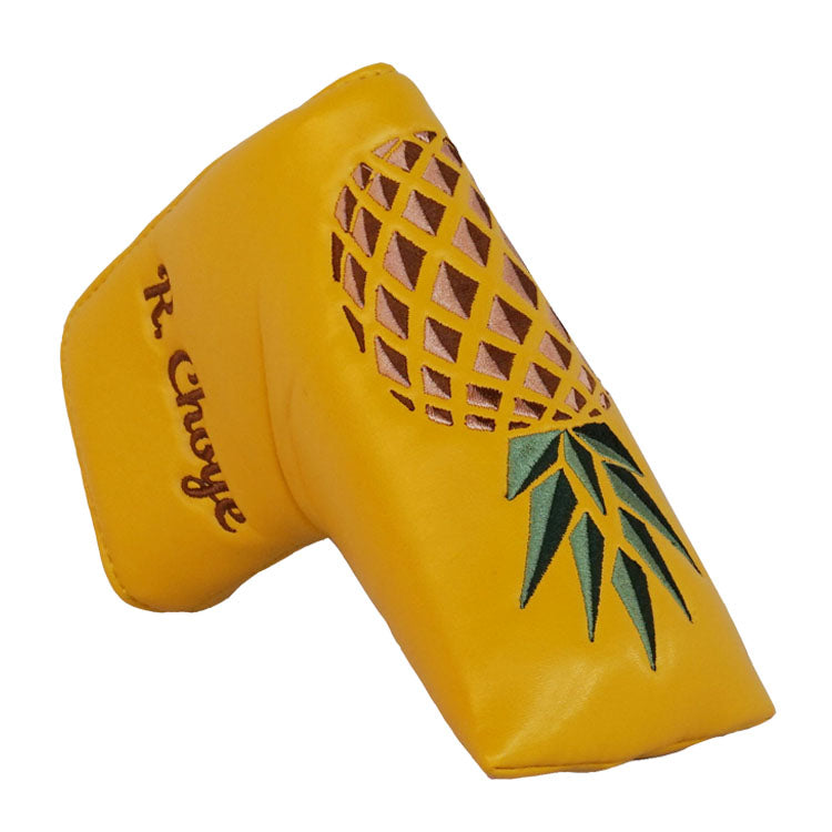 custom golf putter cover blade covers customized accessories gift with pineapple logo embroidery