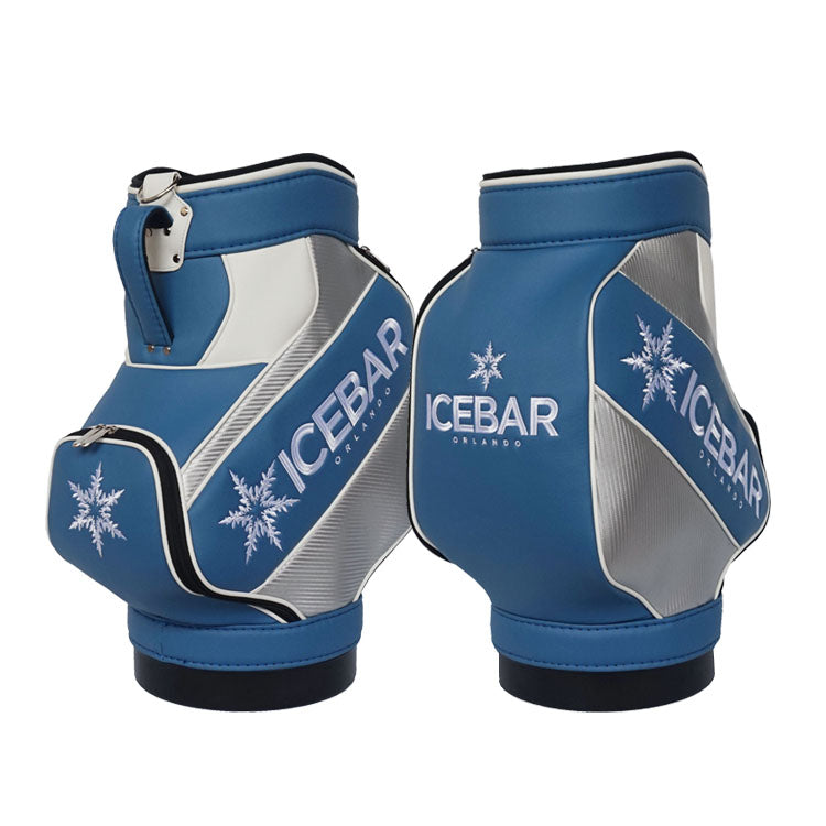 custom logo golf den caddy bag for pro shop proshop simulator driving range