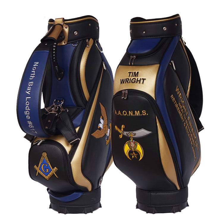 Custom Leather Cart Golf Bag – Ace of Clubs Golf Company