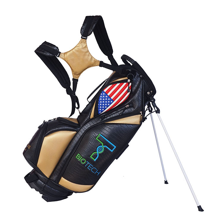 customizable golf stand bag with your choice of colors, logo and name