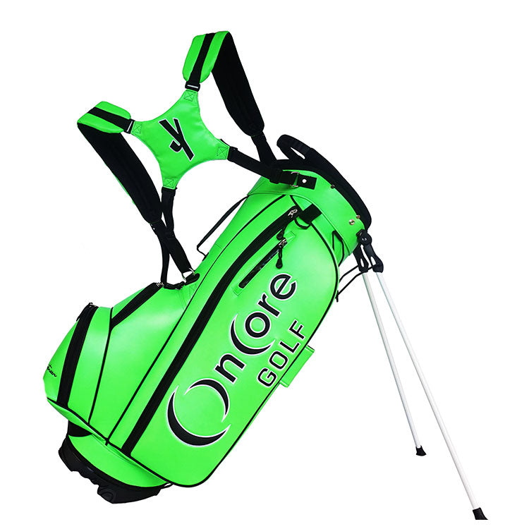 neon lime green Custom Golf Stand Bag 