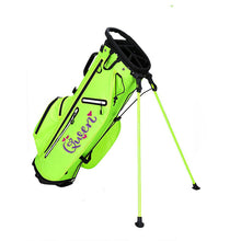 waterproof neon green custom golf bag stand